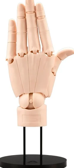 Clearance Kotobukiya Artist Support Item - Hand Model - 1/1 - L Pale Orange
