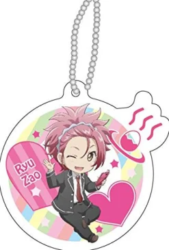 Outlet Contents Seed Binan Koukou Chikyuu Boueibu Love! - Zaou Ryuu - Keyholder - Reflector - Reflector Keychain