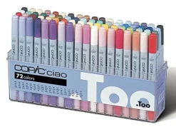 Outlet Too Copic Premium Artist Markers - 72 color Set A - Intermediate Level