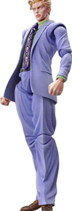 Discount Medicos Entertainment Diamond wa Kudakenai - Jojo no Kimyou na Bouken - Kawajiri Kousaku Kira - Kira Yoshikage - Sheer Heart Attack - Super Action Statue #26 - Second - 2023 Re-release