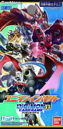 Sale Bandai Digimon - Union Impact Booster Box - Digimon Trading Card Game - Japanese Ver.