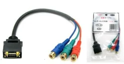 New Micomsoft D-Terminal to Component Adapter Cable (Female)