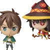 SEGA Eiga KonoSuba - Megumin - Satou Kazuma - Set of 2 Mini Display Figures New
