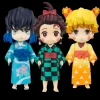 Bandai Spirits Figuarts Mini - Kimetsu no Yaiba - Kamado Tanjirou - Agatsuma Zenitsu - Hashibira Inosuke - Sumiko - Yoshiko - Inoko - Yukaku-hen Set [Shop Exclusive] Clearance