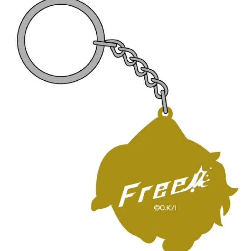 Hot Cospa Free! - Hazuki Nagisa - Rubber Keychain - Tsumamare - Keyholder