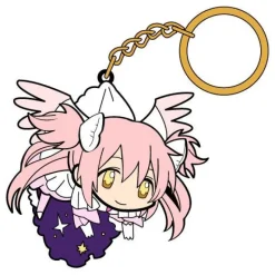 Cospa Gekijouban Mahou Shoujo Madoka&Magica: Hangyaku no Monogatari - Ultimate Madoka - Tsumamare - Keyholder - Rubber Keychain Discount