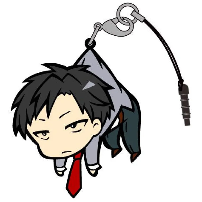 Cospa Gekkan Shoujo Nozaki-kun - Nozaki Umetarou - Earphone Jack Accessory - Rubber Strap - Tsumamare Clearance