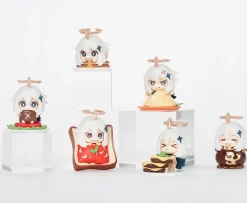 miHoYo GENSHIN IMPACT: I'M NOT EMERGENCY FOOD! - PAIMON - SET OF 6 MASCOT FIGURES - 2023 Re-release Hot
