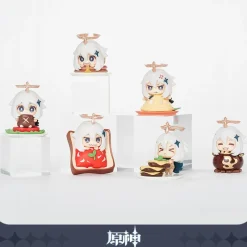 miHoYo GENSHIN IMPACT: I'M NOT EMERGENCY FOOD! - PAIMON - SET OF 6 MASCOT FIGURES - 2023 Re-release Hot