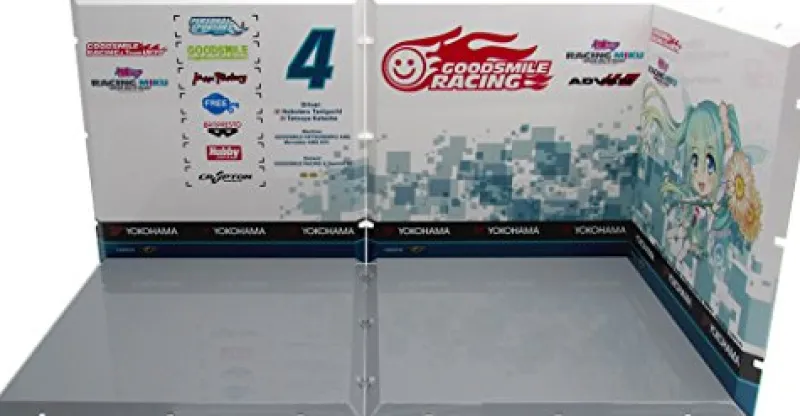 Online Good Smile Company As Distributor, PLM As Manufacturer GOOD SMILE Racing - Hatsune Miku - Dioramansion 150 - Racing Miku 2017 Pit E - Racing 2017 ver. (Good Smile Company, PLM)