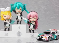 Good Smile Company GOOD SMILE Racing - Vocaloid - Hatsune Miku - Nendoroid Petit - Racing 2011 - Set New