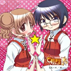 Clearance Broccoli Hidamari Sketch x Hoshimittsu - Hiro - Sae - Towel - Mini Towel