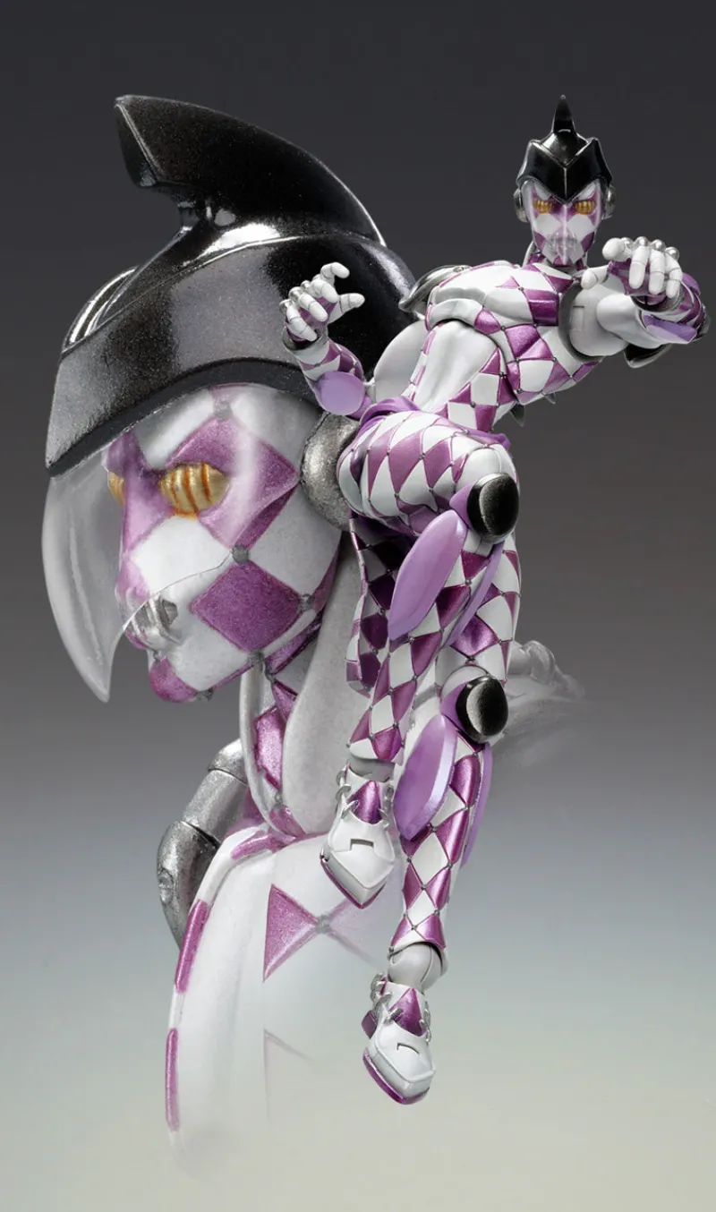 Medicos Entertainment Jojo no Kimyou na Bouken - Ougon no Kaze - Purple Haze - Super Action Statue #47 - 2024 Re-release