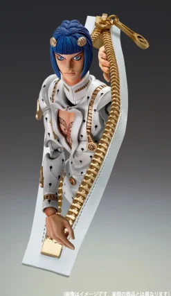 Best Medicos Entertainment Jojo no Kimyou na Bouken - Ougon no Kaze - Bruno Bucciarati - Mario Zucchero - Super Action Statue #33 - 2024 Re-release