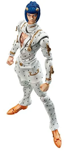 Sale Medicos Entertainment Jojo no Kimyou na Bouken - Ougon no Kaze - Bruno Buccellati - Mario Zucchero - Super Action Statue #33 - 2019 Re-release