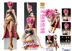 Medicos Entertainment Jojo no Kimyou na Bouken - Ougon no Kaze - Trish Una - Super Action Statue #54 - 2021 Re-release Outlet