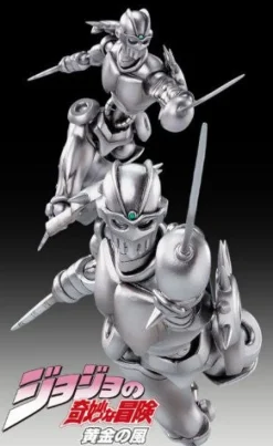 Hot Medicos Entertainment Jojo no Kimyou na Bouken - Ougon no Kaze - Silver Chariot - Coco Jumbo - Super Action Statue