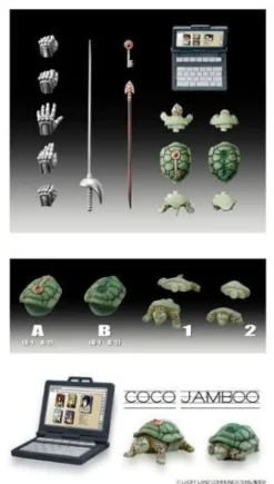 Hot Medicos Entertainment Jojo no Kimyou na Bouken - Ougon no Kaze - Silver Chariot - Coco Jumbo - Super Action Statue