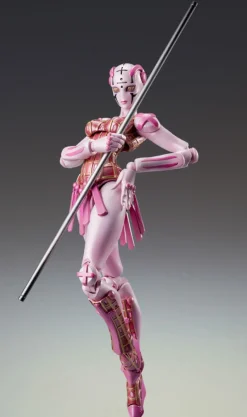 Clearance Medicos Entertainment Jojo no Kimyou na Bouken - Ougon no Kaze - Notorious B.I.G. - Spice Girl - Super Action Statue #52 - 2021 Re-release