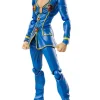 Sale Medicos Entertainment Jojo no Kimyou na Bouken - Ougon no Kaze - Giorno Giovanna - Super Action Statue (#79) - Second - 2026 Re-release