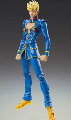 Sale Medicos Entertainment Jojo no Kimyou na Bouken - Ougon no Kaze - Giorno Giovanna - Super Action Statue (#79) - Second - 2026 Re-release