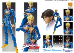 Sale Medicos Entertainment Jojo no Kimyou na Bouken - Ougon no Kaze - Giorno Giovanna - Super Action Statue (#79) - Second - 2026 Re-release