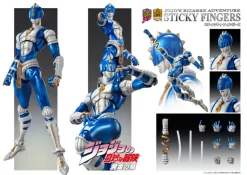 Medicos Entertainment Jojo no Kimyou na Bouken - Ougon no Kaze - Sticky Fingers - Super Action Statue #32 - 2024 Re-release