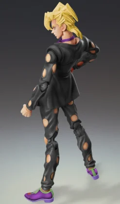 Discount Medicos Entertainment Jojo no Kimyou na Bouken - Ougon no Kaze - Pannacotta Fugo - Super Action Statue - Ver. Black - 2024 Re-release