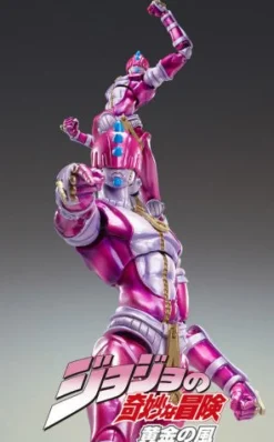 New Medicos Entertainment Jojo no Kimyou na Bouken - Vento Aureo - Sticky Fingers - Super Action Statue #43 - Second Ver.