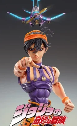 Discount Medicos Entertainment Jojo no Kimyou na Bouken - Vento Aureo - Aerosmith - Clash - Formaggio - Narancia Ghirga - Super Action Statue #44