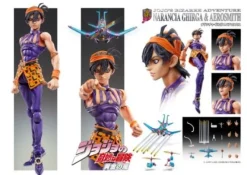 Discount Medicos Entertainment Jojo no Kimyou na Bouken - Vento Aureo - Aerosmith - Clash - Formaggio - Narancia Ghirga - Super Action Statue #44