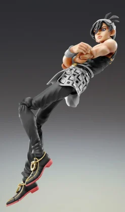 Medicos Entertainment Jojo no Kimyou na Bouken - Ougon no Kaze - Aerosmith - Clash - Formaggio - Narancia Ghirga - Super Action Statue - Ver. Black