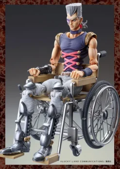 Medicos Entertainment Jojo no Kimyou na Bouken - Ougon no Kaze - Jean Pierre Polnareff - Super Action Statue #41 - 2022 Re-release Clearance