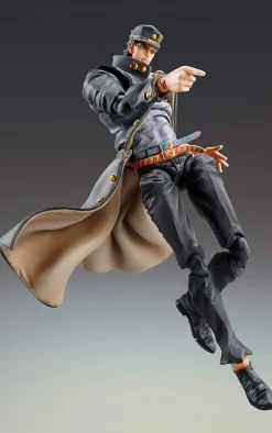 Sale Medicos Entertainment Jojo no Kimyou na Bouken - Stardust Crusaders - Kujo Jotaro - Super Action Statue #37 - Ver. 1.5 - 2023 Re-release