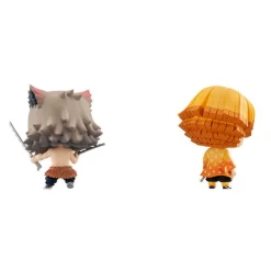 Sale MegaHouse Kimetsu no Yaiba - Agatsuma Zenitsu - Inosuke Hashibira - Chimi Mega Buddy - Set of 2 Figures