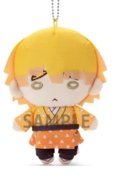 Clearance Takara Tomy A.R.T.S Kimetsu no Yaiba - Agatsuma Zenitsu - Ball Chain Plush - Kimetsu no Yaiba Nitotan Ball Chain Plush - Nitotan - Swing - Final Selection ver.