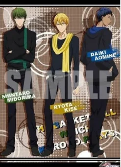 New Movic Kuroko no Basket - Aomine Daiki - Kise Ryouta - Midorima Shintarou - Clear Poster - B