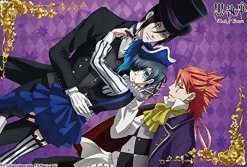 Online Broccoli Kuroshitsuji ~Book of Circus~ - Ciel Phantomhive - Joker - Sebastian Michaelis - Large Format Mousepad - Mousepad