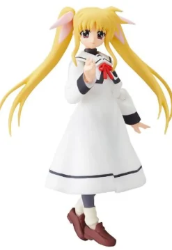 Clearance Max Factory Mahou Shoujo Lyrical Nanoha A's - Arf - Fate Testarossa - Figma #062 - School Uniform Ver.