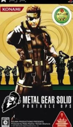 Outlet Konami Metal Gear Solid Portable Ops