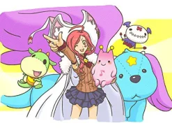 Hot Nippon Columbia Minarai Majo to Mokomoko Friends