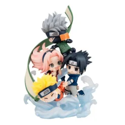 MegaHouse Naruto Shippuuden - Haruno Sakura - Hatake Kakashi - Uchiha Sasuke - Uzumaki Naruto - FigUnity [Shop Exclusive] Best