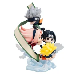 MegaHouse Naruto Shippuuden - Haruno Sakura - Hatake Kakashi - Uchiha Sasuke - Uzumaki Naruto - FigUnity [Shop Exclusive] Best