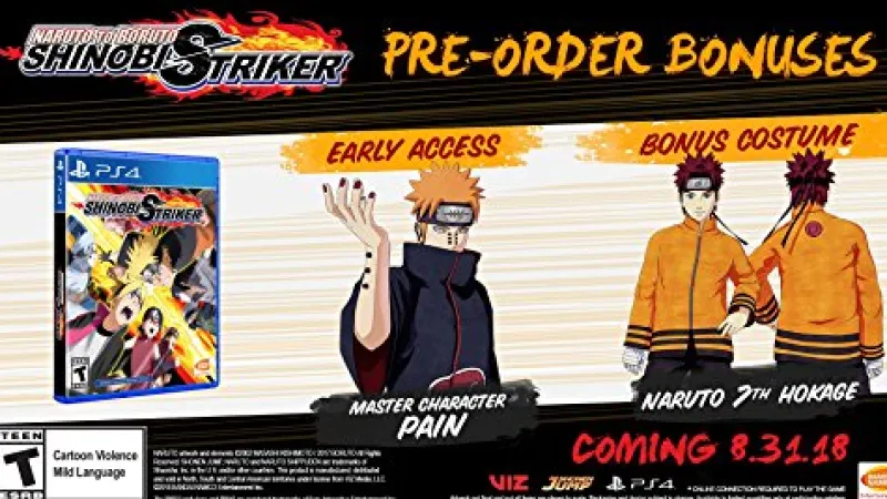 Hot Namco Bandai Games(World) Naruto to Boruto: Shinobi Striker PS4