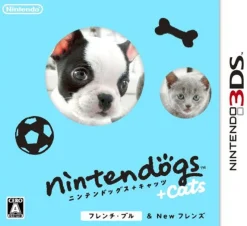 Nintendo gs + Cats: French Bulldog & New Friends