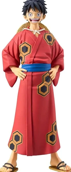 Bandai Spirits One Piece - Monkey D. Luffy - DXF Figure - The Grandline Series - Wano Country - Yukata Ver. Hot
