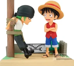 Bandai Spirits One Piece - Monkey D. Luffy - Roronoa Zoro - One Piece World Collectable Figure Log Stories - World Collectable Figure