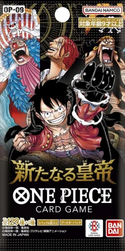 Outlet Bandai One Piece Trading Card Game - Four Emperors (OP-09) - Booster Box ( 24 boosters) - Japanese Ver