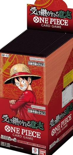 Discount Bandai One Piece Trading Card Game - CARRYING ON HIS WILL (OP-13) - Booster Box ( 24 boosters) - Japanese Ver