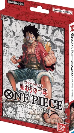 Bandai One Piece Trading Card Game - Straw Hat Crew - ST-01 - Starter Deck - Japanese Ver Outlet